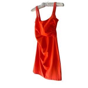 Susana Monaco stunning neon orange mini dress SzS